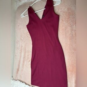 Wild Fable Sleeveless Midi Dress in Burgundy